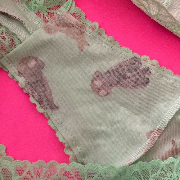 PINK Victoria’s Secret Puppy Dog Sunglasses Panty Size Extra Large VsPink NWT - Picture 6 of 11